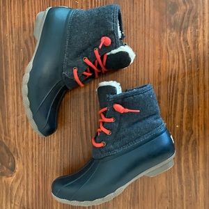 Women’s Sperry for JCrew Shearwater flannel boots